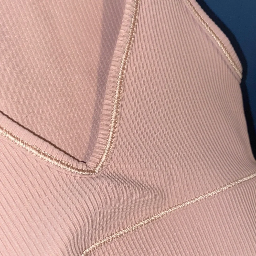 Women's Lululemon Power Pivot Ribbed Tank‎ Pink Clay